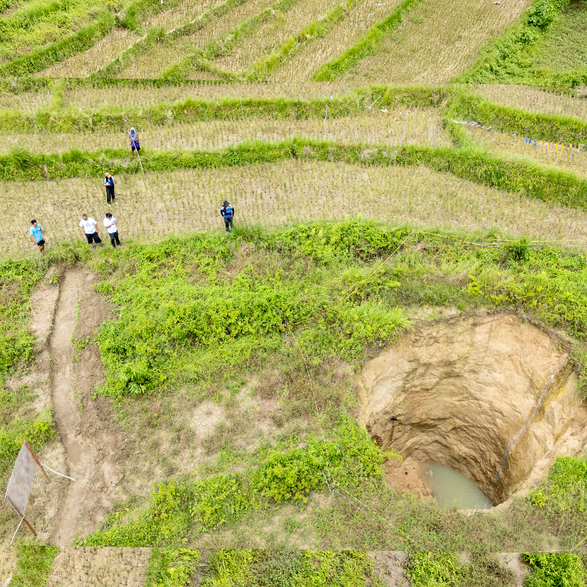 Sinkhole formation — the consequence of undetected underground voids